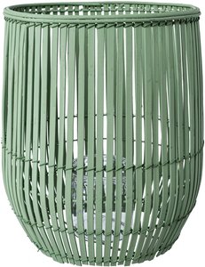 Creativ home Windlicht "Kerzenhalter Bambus", (1 St.), Höhe ca. 30 cm