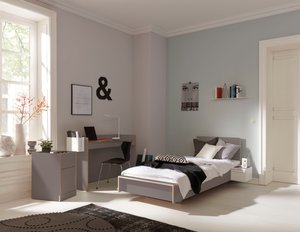Müller SMALL LIVING Einzelbett "FLAI", ohne Kopfteil, klassische Höhe 34 cm