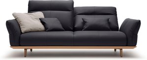 hülsta sofa 3-Sitzer "hs.460", Sockel in Eiche, Füße Eiche natur, Breite 208 cm