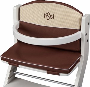 tiSsi Kinder-Sitzauflage "Braun", für tiSsi Hochstuhl; Made in Europe