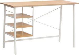 Home affaire Schreibtisch "COWELL", Computertisch, 3 Ablagefächer, stabiles Metallgestell, Breite 120 cm