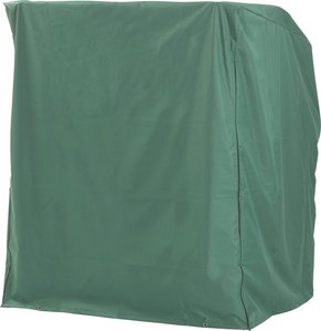 SunnySmart Strandkorb-Schutzhülle, 2-Sitzer grün,mittelschwere Ausführung,ca.BxLxH: 130x100x160 cm