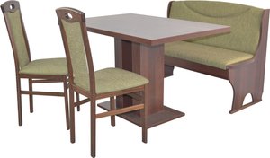 HOFMANN LIVING AND MORE Essgruppe "4tlg. Tischgruppe", (Spar-Set, 4 tlg., 4tlg. Tischgruppe), Stühle montiert