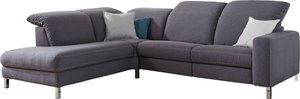 3C Candy Ecksofa "L-Form", Polsterecke, wahlweise mit Relaxfunktion