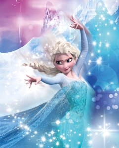 Komar Poster "Frozen 2 Elsa Action", Disney, (1 St.), Kinderzimmer, Schlafzimmer, Wohnzimmer