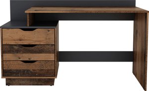 byLIVING Schreibtisch "Bern, moderner Computertisch", mit viel Stauraum, Breite 138cm, rechts oder links montierbar