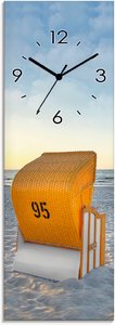 Artland Wanduhr "Ostsee7 - Strandkorb", wahlweise mit Quarz- oder Funkuhrwerk, lautlos ohne Tickgeräusche