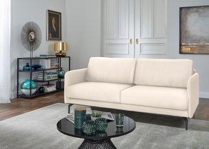 hülsta sofa 2-Sitzer "hs.450", Armlehne sehr schmal, Alugussfüße in umbragrau, Breite 150 cm