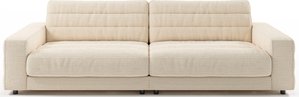 3C Candy Big-Sofa "Stripes", Lose Rückenkissen, mit feiner Quersteppung
