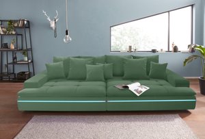 Mr. Couch Big-Sofa "Haiti", wahlweise mit Kaltschaum (140kg Belastung/Sitz) und AquaClean-Stoff