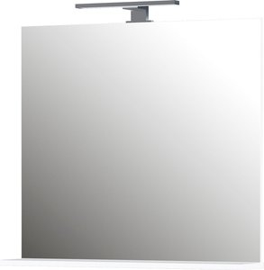GERMANIA Badspiegel "Scantic / Pescara", Breite 76 cm, mit Ablage, LED Beleuchtung, Spiegel