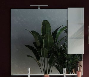 welltime Spiegelschrank "Dama", Badspiegelschrank mit 1 Tür, inkl. Beleuchtung LED, Breite 120