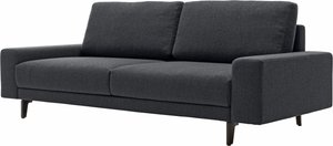 hülsta sofa 2-Sitzer "hs.450", Armlehne breit niedrig, Alugussfüße in umbragrau, Breite 180 cm