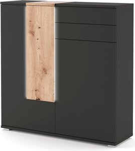 COTTA Highboard "Montana", inkl. LED-Beleuchtung, mit Push-To-Open, Breite 120 cm
