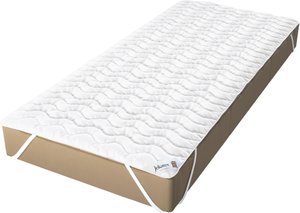 Jekatex Matratzenauflage "Denver Matratzenauflage mit praktischen Eckgummis, verschiedene Größen", (1 St.), sorgt für einen erholsamen Schlaf und für anspruchsvolle Hygiene