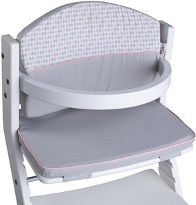 tiSsi Kinder-Sitzauflage "Diamant Pastell", für tiSsi Hochstuhl; Made in Europe
