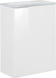 FACKELMANN Waschtisch "SBC", bestehend aus Becken, Beleuchtung und Unterbau, Breite ca. 45 cm