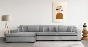 Guido Maria Kretschmer Home&Living Sofa-Eckelement "Skara XXL L-Form", Lounge-Sofa XXL mit Federkern-Polsterung, in vielen Bezugsvarianten