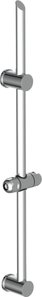 Schütte Duschstange "SIGNO", 70cm, Duschstange mit höhenverstellbarer Wandhalterung, Chrom