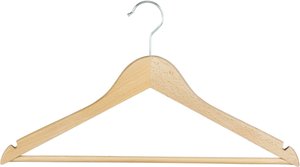 OTTO products Kleiderbügel "Tedd", (Set, 10 tlg.), nachhaltiger Kleiderbügel aus Buchenholz