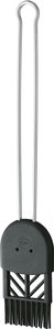 Rösle Backpinsel 4,5 cm - Silikonborsten - Griff Edelstahl