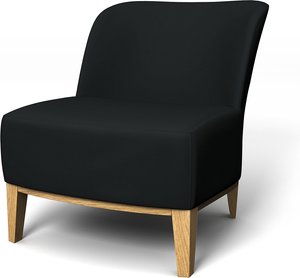 IKEA - Bezug für Lehnstuhl Stockholm, Jet Black, Baumwolle - Bemz