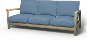 IKEA - Bezug für 3er-Sofa Lillberg, Vintage Blue, Leinen - Bemz