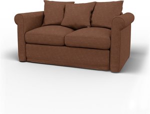 IKEA - Bezug für 2er-Sofa Grönlid, Vintage Rose, Samt - Bemz
