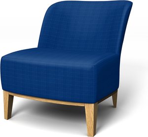 IKEA - Bezug für Lehnstuhl Stockholm, Lapis Blue, Samt - Bemz