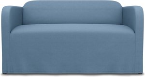 IKEA - Bezug für 2er-Sofa Linanäs, Vintage Blue, Leinen - Bemz