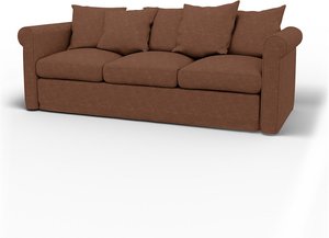 IKEA - Bezug für 3er-Sofa Grönlid, Vintage Rose, Samt - Bemz