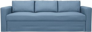 IKEA - Bezug für 3er-Sofa Vimle, Vintage Blue, Leinen - Bemz