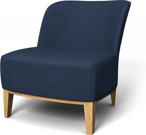 IKEA - Bezug für Lehnstuhl Stockholm, Navy Blue, Leinen - Bemz