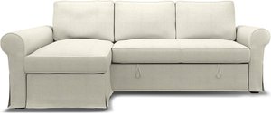 BACKABRO 2er-Sofa mit Recamiere Armlehnenschoner, ein Paar