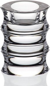 Teelichthalter Antonia transparent Bleikristallglas 11 cm