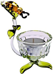 Teelichthalter mit Käfer ''Blumen''