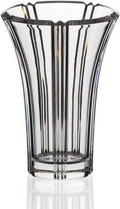 Vase Nadine 21 cm, Transparent, aus Bleikristall