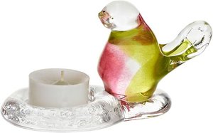 Vogel mit Teelichthalter "Pavel" (8cm)
