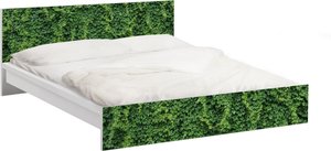 Möbelfolie für IKEA Malm Bett 160 cm Breite Efeu