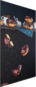 Alu-Dibond Bild Küche - Hochformat 2:3 Donuts vom Küchenregal