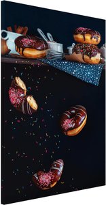 Magnettafel Küche - Hochformat 2:3 Donuts vom Küchenregal