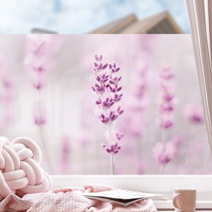 Fensterfolie Zartvioletter Lavendel