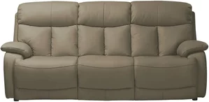 Wohnwert Sofa 3-sitzig aus Echtleder mit manueller Relaxfunktion Ambra