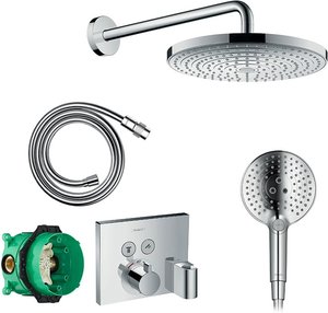hansgrohe Raindance Select S Duschsystem, Thermostat, 27799000,