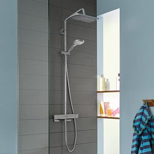 hansgrohe Croma E Duschsystem, Thermostat, 27660000,