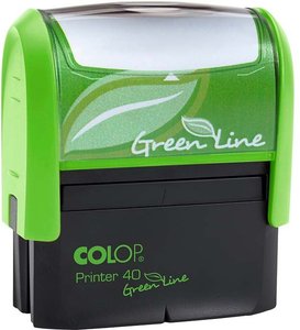 Colop "Green Line" P40 Stempel mit Logo und individueller Textplatte 6-zeilig