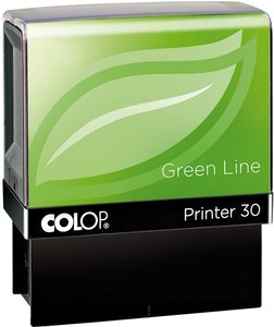 Colop "Green Line" P30 Stempel mit Logo und individueller Textplatte 5-zeilig