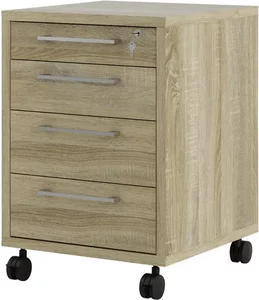 Rollcontainer  Saale ¦ holzfarben ¦ Maße (cm): B: 48,2 H: 68,2 T: 49,1 Büro > Rollcontainer - Sconto