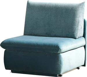 Schlafsessel Rückenkissen Cord Etta ¦ blau ¦ Maße (cm): B: 88 H: 88 T: 96 Polstermöbel > Sessel > Polstersessel - Möbel Kraft