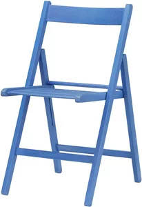 Klappstuhl Aus massivem Holz ¦ blau ¦ Maße (cm): B: 45 H: 79 T: 50 Stühle > Klappstühle - Möbel Kraft